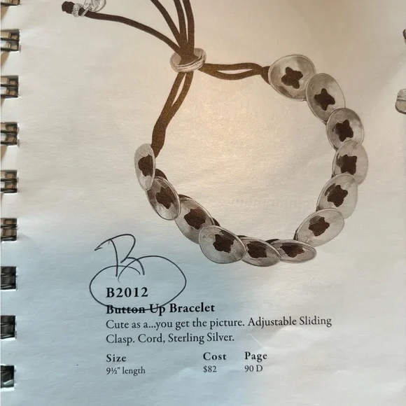 Silpada Sterling Silver Button Up Bracelet - Picture 3 of 3